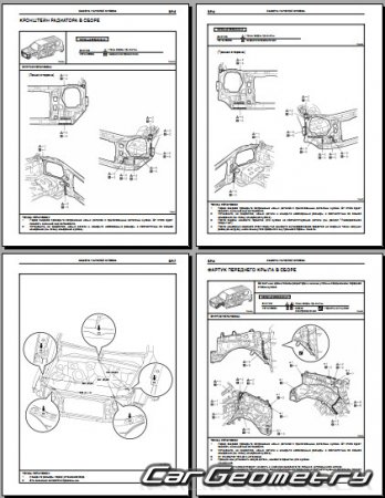    Toyota Land Cruiser PRADO 2009-2016 Collision Repair Manual