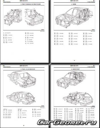 Subaru Legacy II 1995-1999 Sedan (BD) и Subaru Legacy Outback (BG)