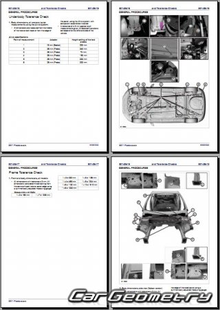 Кузовные размеры Форд Фиеста 2008–2012 (Hatchback 3D и 5D) Шестое поколение