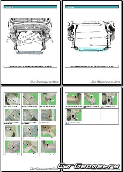 кузова Hyundai HB20 (HB) с 2013 Body Repair Manual