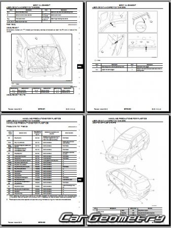 Размеры кузова Infiniti JX35 2013-2014 кузов (L50)