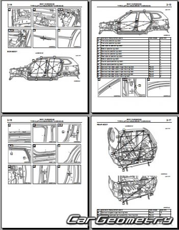 Mitsubishi Outlander  2012 Body Repair Manual