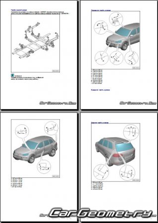 Volkswagen Touareg (Typ 7P) 2011-2017 Body dimensions