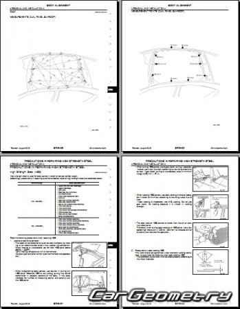Nissan Maxima (A35) 2009-2014 Body Repair Manual