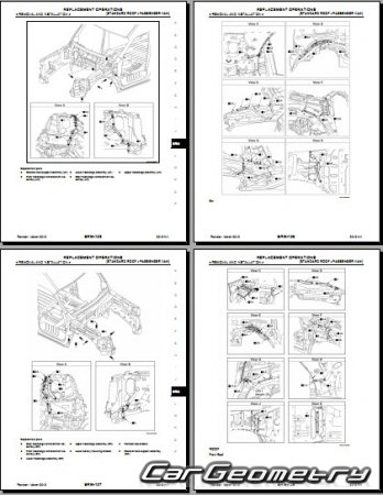 Nissan NV1500 NV2500 NV3500 (F80) 2011-2019 Body Repair Manual