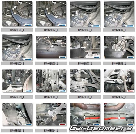 Геометрия БМВ 6 Series (F06) Gran Coupe 2012-2019