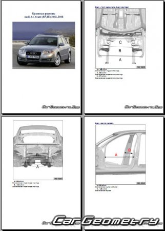 Audi A4 (B7,8E) 2002–2008 (Avant и Avant Quattro)