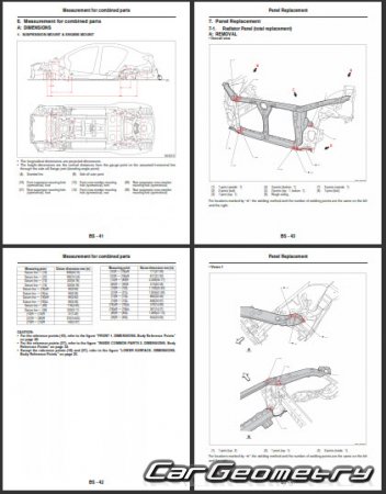 Subaru WRX STI  2014 (Impreza WRX STI USA) Body Repair Manual