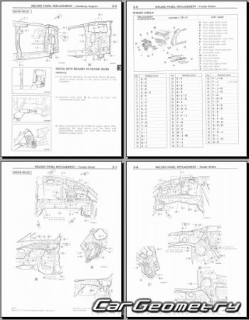 Mitsubishi Colt 1992–1996 Body Repair Manual