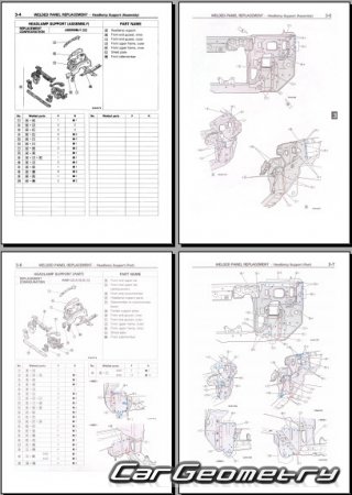 Mitsubishi Eclipse I 1989-1995 Body Repair Manual