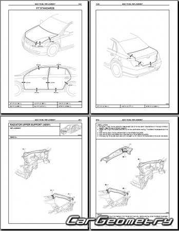 Toyota Avalon (GSX30) 2005–2012 Collision Repair Manual