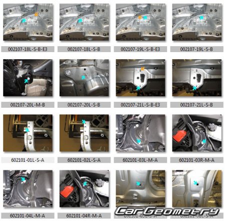 Геометрия БМВ 4 Series (F32) 2013-2020 Coupe