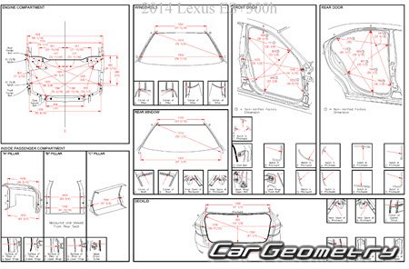    Lexus ES300h 2012-2016 (AVV60) Collision Repair Manual