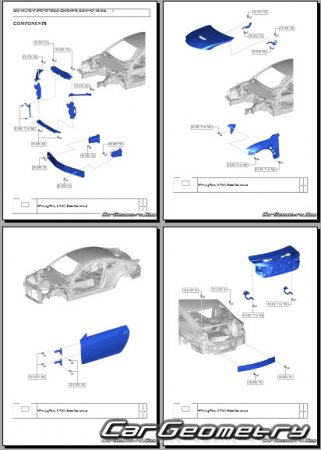 Lexus RC F (USC10) с 2015 Collision Repair Manual