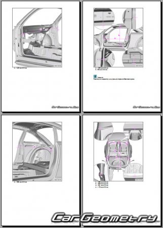 Размеры Фольксваген Жук 2012-2023 Body dimensions