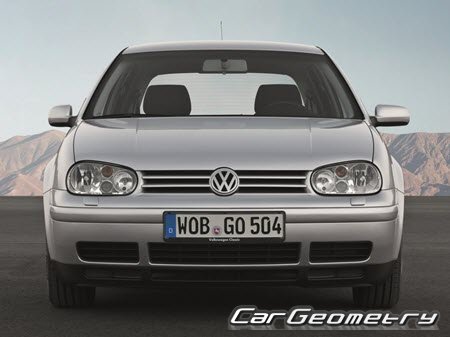 Фольксваген Гольф (1J) 1998–2003 (3DR, 5DR Hatchback)