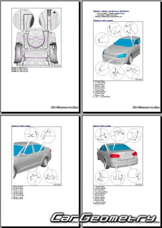 Volkswagen Jetta (Typ 1B) 2011-2018 Body dimensions