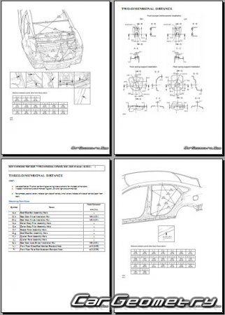 Toyota Avalon (GSX40) 2013-2015 Collision Repair Manual