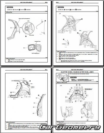 Toyota Rush (J200LE) 2006–2009 Collision Repair Manual