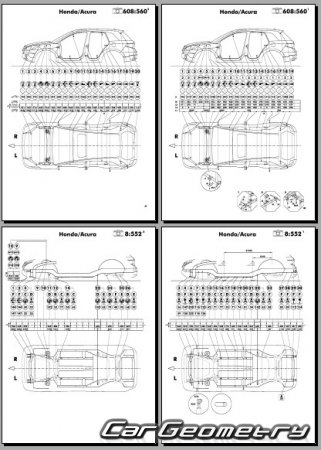    Acura RDX 2009-2012 Body Repair Manual