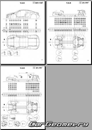 Audi R8 2007–2015 Body Repair Manuals