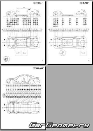 Lincoln MKZ 2010–2012 Body dimensions