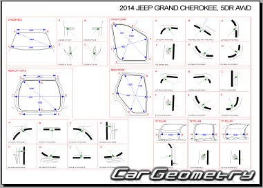 Jeep Grand Cherokee (WK2) 2011-2021 body repair manual
