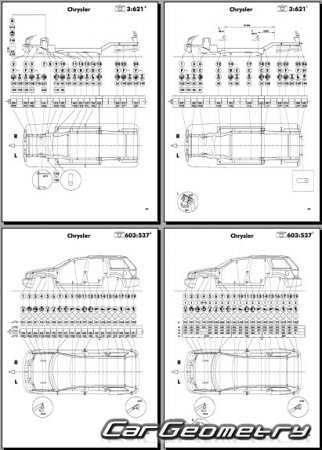 Jeep Grand Cherokee (WK) 2005-2010 Body dimensions