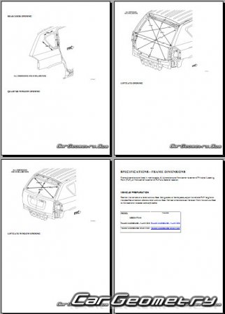 Jeep Compass (MK) 2007-2017 Body dimensions
