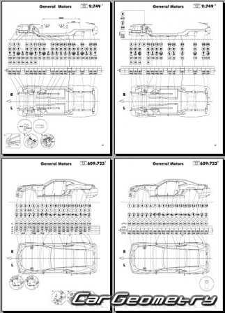Кузовные размеры Chevrolet Camaro (Coupe, Convertible) 2010-2015