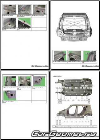 Геометрические размеры кузова Kia Soul EV с 2015 кузов (PS EV)