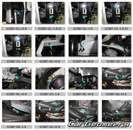 Размеры кузова Kia Rio 5-door (UB) 2011-2016 Hatchback