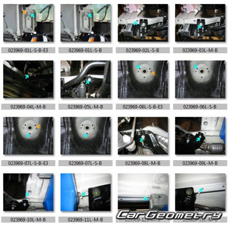 Геометрия кузова Сузуки Гранд Витара 5-door (II) 2009–15