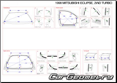 Mitsubishi Eclipse II 1995-2000 Body Repair Manual