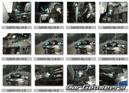 Кузовные размеры Lexus GX460, GX400 с 2009 (URJ150, GRJ158) Collision Repair Manual