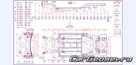 Nissan Altima (L33) 2013-2018 (Nissan Teana L33 Japan) Body dimensions