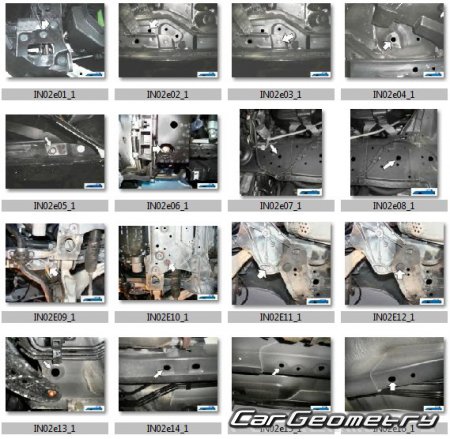 Infiniti M35h (HY51) и Nissan Fuga Hybrid 2011-2015 Body Repair Manual