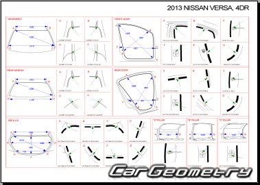 Nissan Versa Sedan (N17) 2012-2018 Body Repair Manual