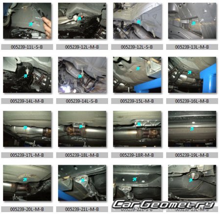 Кузовные размеры Nissan GT-R (R35) 2007-2018 Body Repair Manual