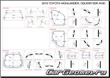 Toyota Highlander (Kluger) 2014-2019 (ASU50, GSU50, GSU55)