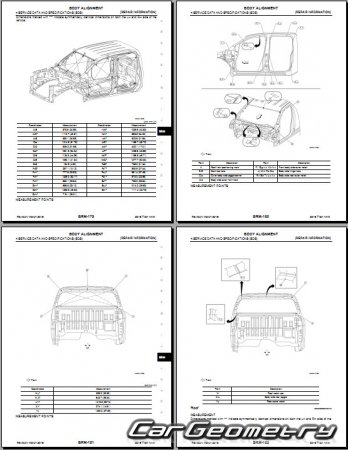 Кузовные размеры Nissan Titan XD (A61) 2016-2020