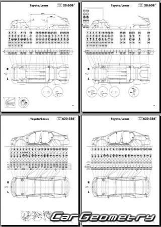 Toyota Avalon (GSX30) 2005–2012 Collision Repair Manual