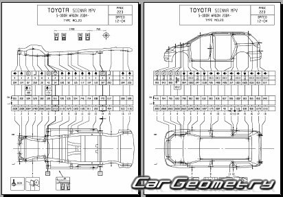   Toyota Sienna 20042010 (MCL2#) Collision Repair Manual
