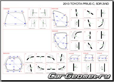 Toyota Prius C (NHP10) 2012-2015 Collision Repair Manual