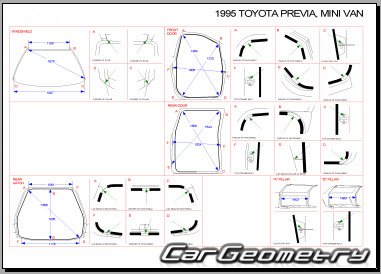 Toyota Previa 1991-1999 (TCR10, TCR11, TCR20, TCR21)