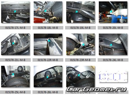 Геометрия кузова Mitsubishi Pajero Sport (KR#,KS#) 2016-2023