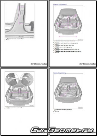 Кузовные размеры Сеат Леон (5F) 2012-2019 (5DR Hatchback)