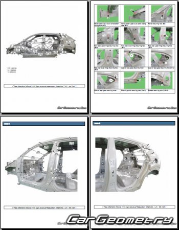 Контрольные размеры кузова Hyundai Tucson (TL) 2015-2021 Третье поколение