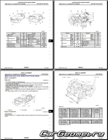 Infiniti Q40 (V36) 2014-2015 (2WD и AWD) Body Repair Manual