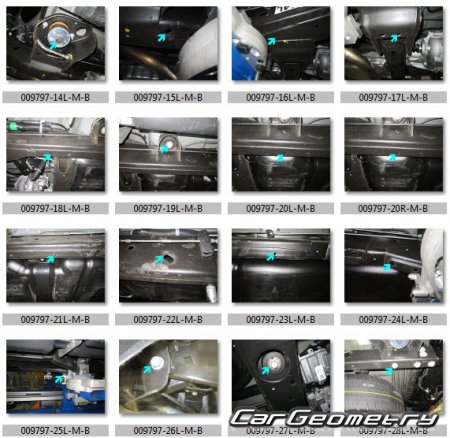Контрольные размеры кузова Cadillac Escalade ESV 2015-2020